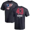 Calle Rosen Name and Number Banner Wave T-Shirt - Navy