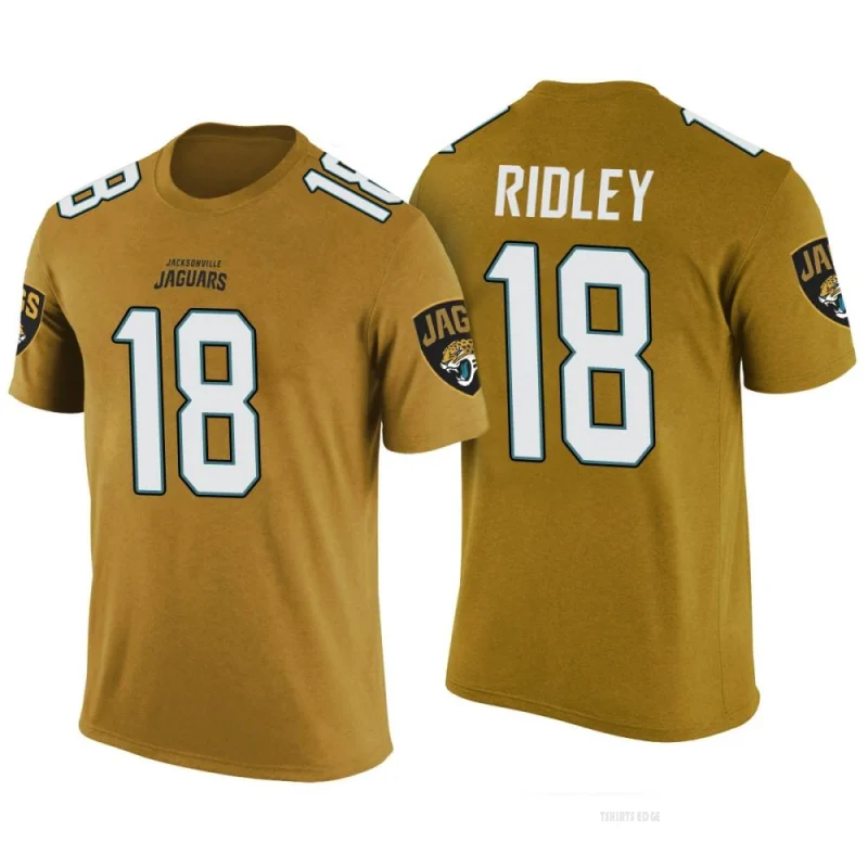 Calvin Ridley Legend Color Rush T-Shirt - Gold - Tshirtsedge