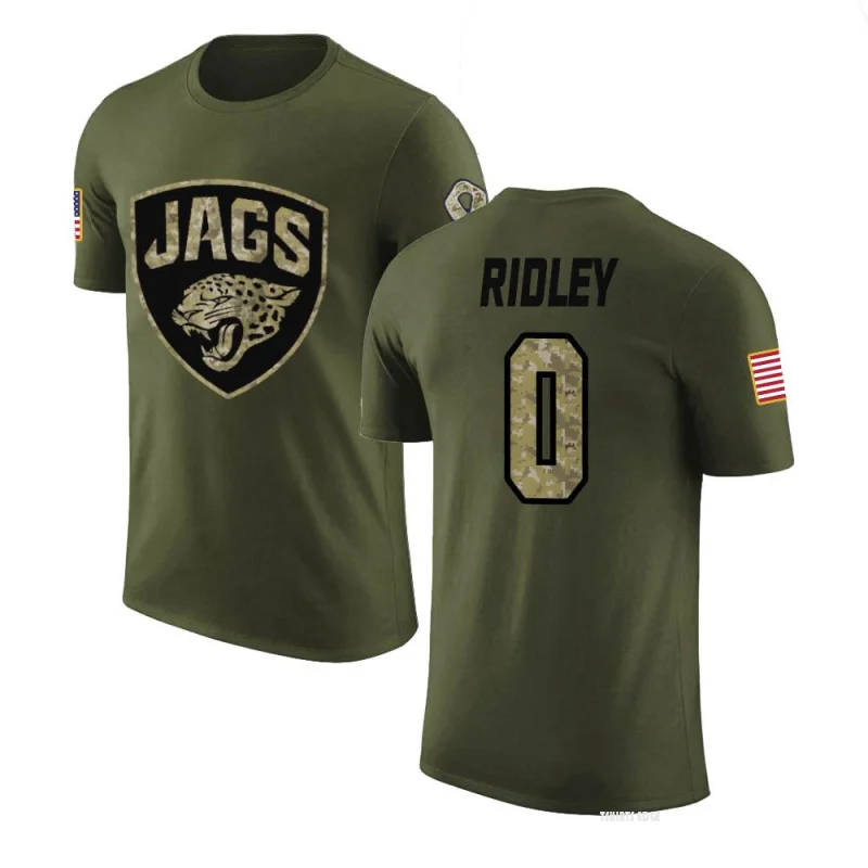 Calvin Ridley Legend Salute to Service T-Shirt - Olive - Tshirtsedge