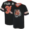 Calvin Tyler Jr. Name & Number Game Day V-Neck T-Shirt - Black