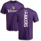 Cam Akers Backer T-Shirt - Purple