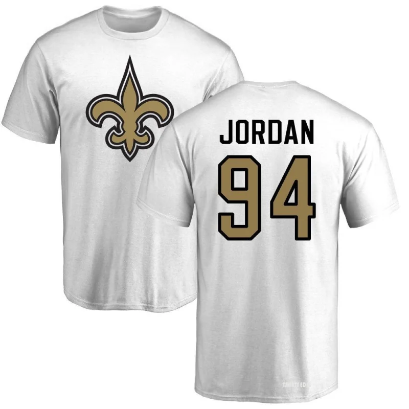 Cameron Jordan Name & Number T-Shirt - White - Tshirtsedge