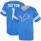 Cameron Sutton Los Name & Number Game Day V-Neck T-Shirt - Blue