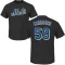 Carlos Carrasco Name & Number T-Shirt - Black