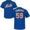 Carlos Carrasco Name & Number T-Shirt - Royal