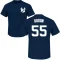 Carlos Rodon Name & Number T-Shirt - Navy