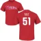 Carlos Ruiz Name & Number T-Shirt - Red