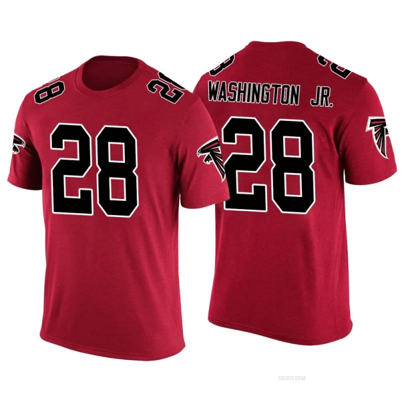 Carlos Washington Jr. Legend Color Rush T-Shirt - Red - Tshirtsedge