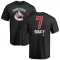 Carson Soucy Name and Number Banner Wave T-Shirt - Black