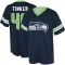 Carson Tinker Name & Number Game Day V-Neck T-Shirt - Navy