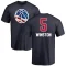 Cassius Winston Name and Number Banner Wave T-Shirt - Navy