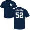 CC Sabathia Name & Number T-Shirt - Navy