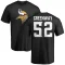 Chad Greenway Name & Number T-Shirt - Black