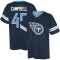 Chance Campbell Name & Number Game Day V-Neck T-Shirt - Navy