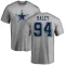 Charles Haley Name & Number T-Shirt - Ash