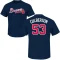 Charlie Culberson Name & Number T-Shirt - Navy