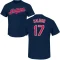 Chico Salmon Name & Number T-Shirt - Navy