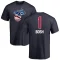 Chris Bosh Name and Number Banner Wave T-Shirt - Navy