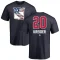 Chris Kreider Name and Number Banner Wave T-Shirt - Navy