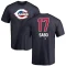 Chris Sabo Name and Number Banner Wave T-Shirt - Navy