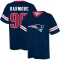 Christian Barmore Name & Number Game Day V-Neck T-Shirt - Navy