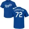 Christian Chamberlain Name & Number T-Shirt - Royal