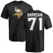 Christian Darrisaw Name & Number T-Shirt - Black