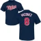 Christian Vazquez Name & Number T-Shirt - Navy