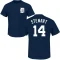 Christin Stewart Name & Number T-Shirt - Navy