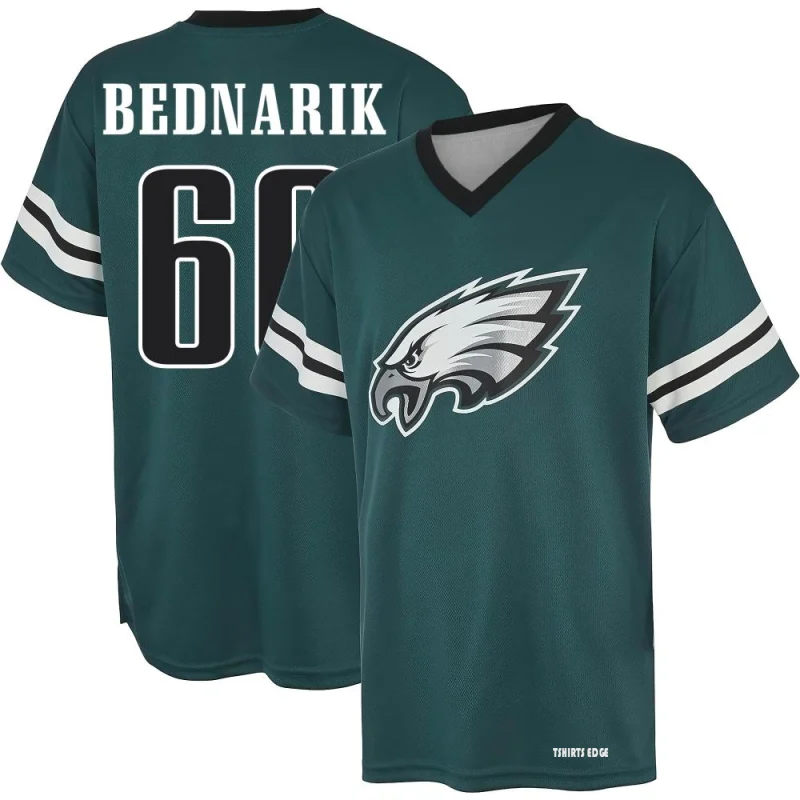 Chuck Bednarik Midnight Name & Number Game Day V-Neck T-Shirt - Green -  Tshirtsedge