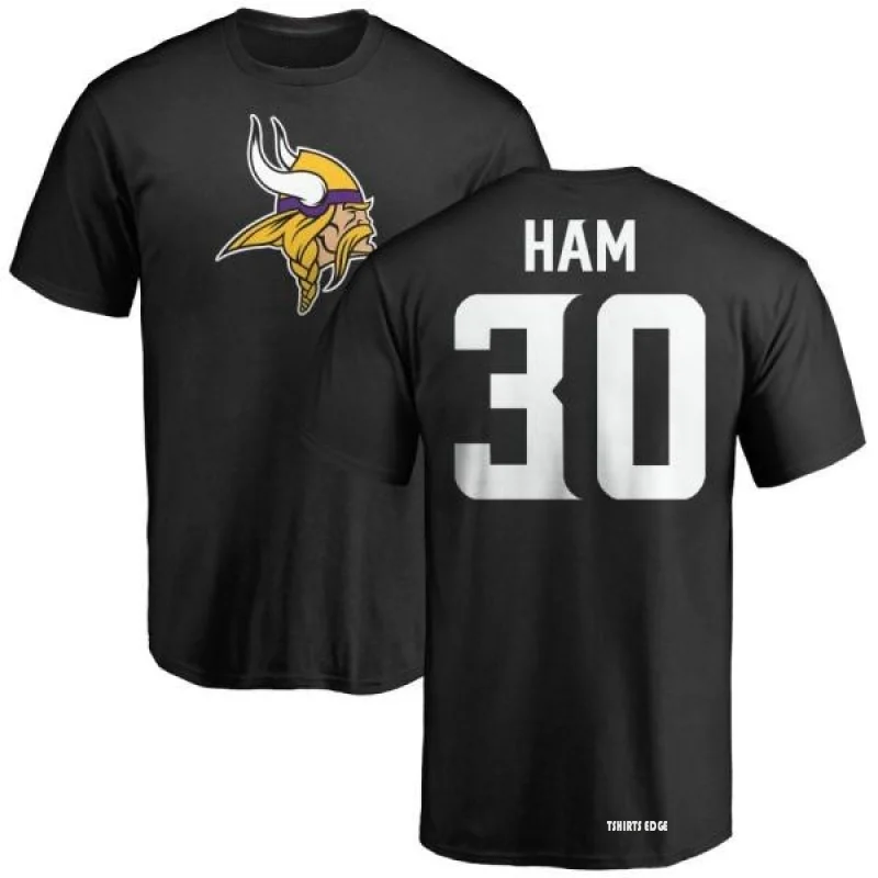 Tshirtsedge C.J. Ham Name & Number T-Shirt - Black