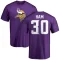 C.J. Ham Name & Number T-Shirt - Purple