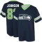 C.J. Johnson Name & Number Game Day V-Neck T-Shirt - Navy