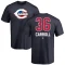 Clay Carroll Name and Number Banner Wave T-Shirt - Navy