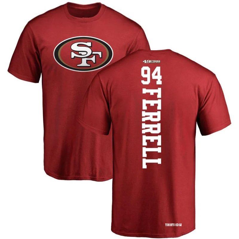 Clelin Ferrell Backer T-Shirt - Red - Tshirtsedge