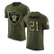 Cliff Branch Legend Salute to Service T-Shirt - Olive