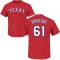 Cody Bradford Name & Number T-Shirt - Red