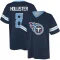 Cody Hollister Name & Number Game Day V-Neck T-Shirt - Navy