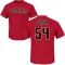 Cole Sulser Name & Number T-Shirt - Crimson