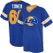 Cole Toner Name & Number Game Day V-Neck T-Shirt - Royal