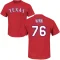 Cole Winn Name & Number T-Shirt - Red