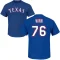 Cole Winn Name & Number T-Shirt - Royal