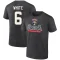 Colin White Heather 2023 Eastern Conference Champions T-Shirt - Charcoal