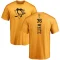 Colin White One Color Backer T-Shirt - Gold