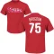 Connor Brogdon Name & Number T-Shirt - Red