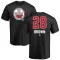 Connor Brown Name and Number Banner Wave T-Shirt - Black