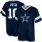 Cooper Rush Name & Number Game Day V-Neck T-Shirt - Navy Blue