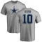 Cooper Rush Name & Number T-Shirt - Ash