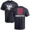 Corey Andonovski Name and Number Banner Wave T-Shirt - Navy