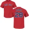 Corey Kluber Name & Number T-Shirt - Scarlet